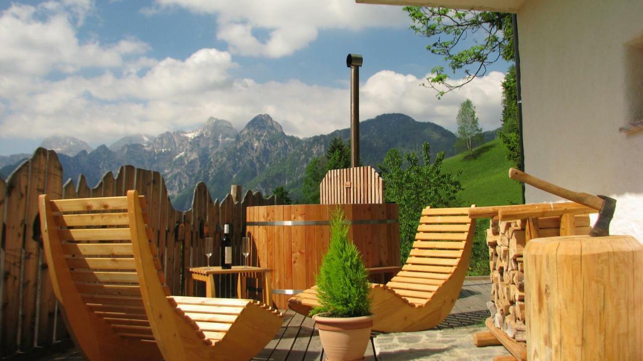 Holiday Chalet "Alpine Dreams" With Private Wellness โซลกาวา ภายนอก รูปภาพ